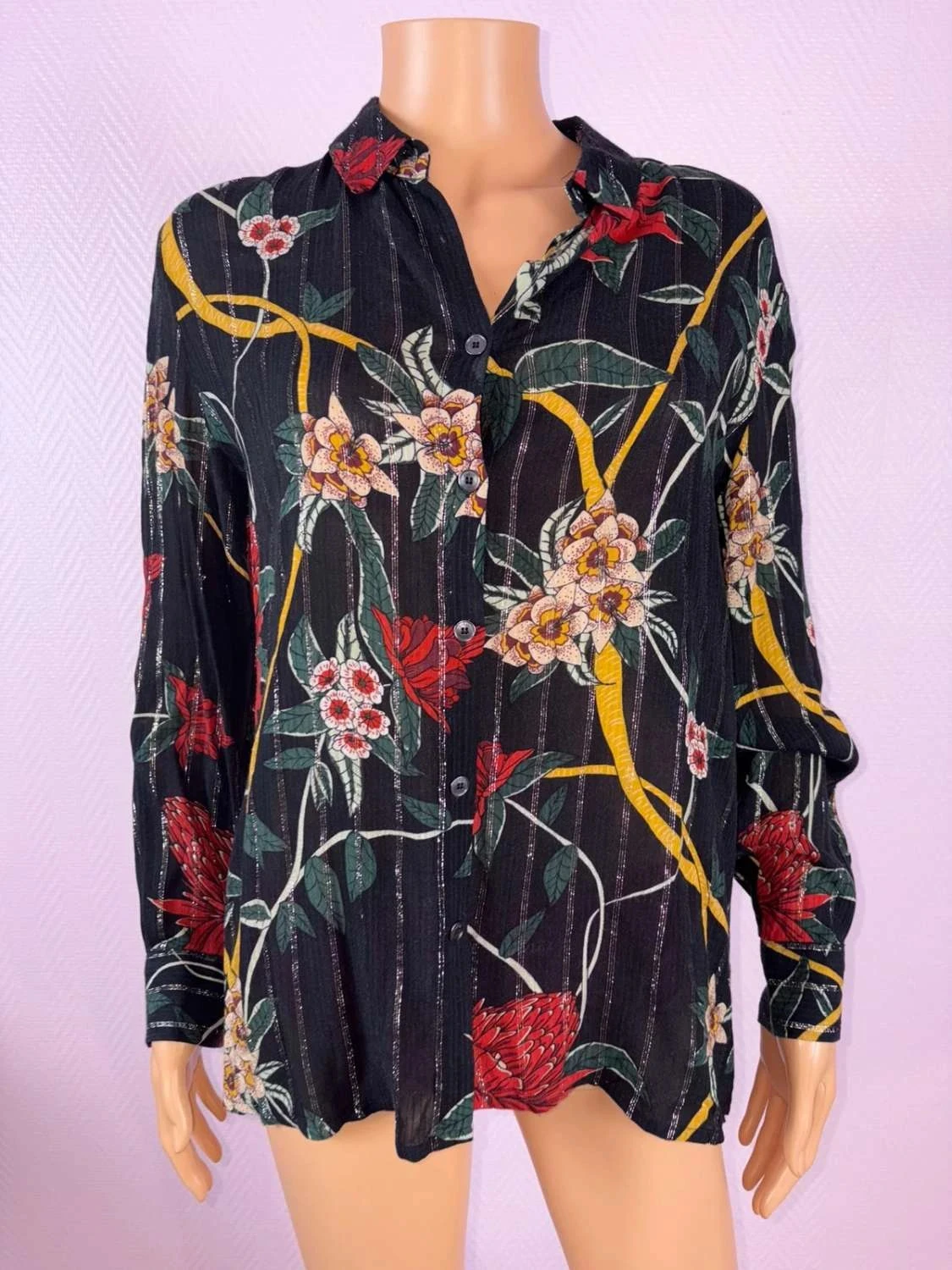 Camisa feminina tamanho 0 Ba&sh limpa – photo 2